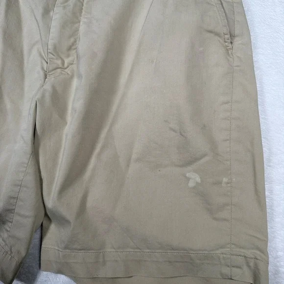 Polo Golf Ralph Lauren Mens Cotton Twill Stretch Khaki Shorts Size 34 - Picture 2 of 12